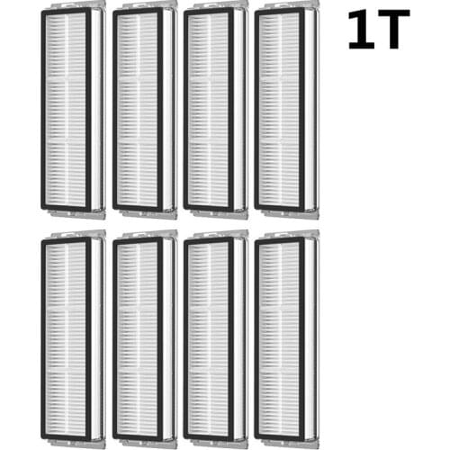 8 PCS Washable Accessories Hepa Filters For Xiaomi majia 1T 1 T STYTJ02ZHM Robot Vacuum Cleaner Parts Kits sweeper
