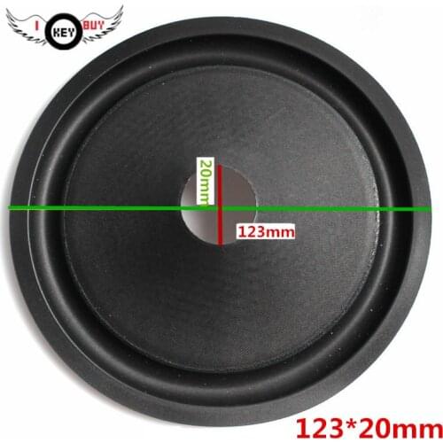I KEY BUY 3 Pieces/Lot 123 mm 20 mm Core 5 Inch Speaker Cone Drum Paper Foam Edge Repair DIY Accessories Free Shipping