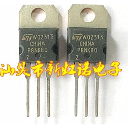 5Pcs/Lot New Original P8NK80Z Integrated circuit Triode In Stock