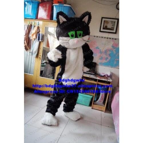 Black Jess Cat Mascot Costume Adult Cartoon Character Outfit Suit Props For Performance Upacara Penutupan zx1493