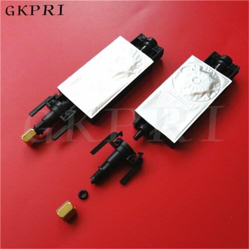 Large format printer Mimaki JV33 JV5 CJV30 Galaxy Yinhe UV ink damper silver for Epson DX5 TX800 head dumper with connector 20X