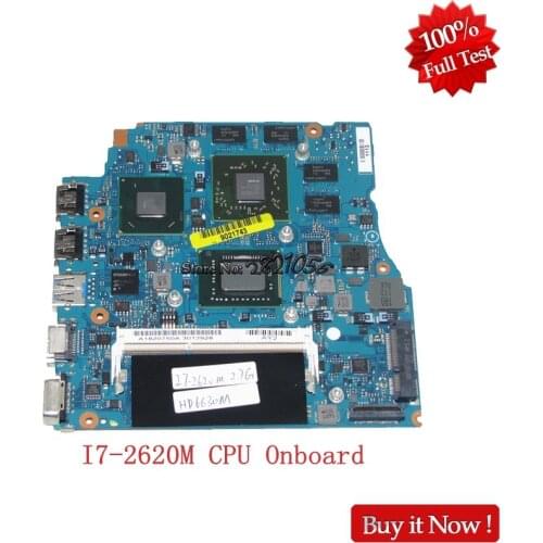 NOKOTION A1820750A For SONY VPCSB1AGX VPCSB MBX-237 13.3 inch Laptop Motherboard with i7-2620M Onboard