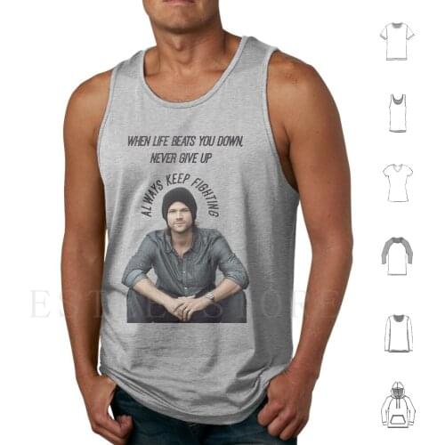 Always Keep Fighting-Sam Winchester Tank Tops Vest Supernatural Winchesters Sam Winchester Dean Winchester Casitel Chevy