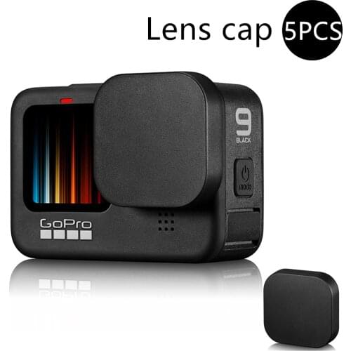 Soft Silicone Lens Cap for Gopro Hero 9 Black Anti-drop Dust Resistance Lens Cover Protector for Gopro Hero 9 Black Camera