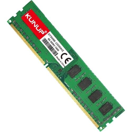 KUNUP RAM DDR3 1333MHZ 2GB 4GB 8GB 1600MHZ Desktop Memory original REG ECC server 240pin New dimm stand by AMD/intel