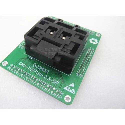 Original YAMAICHI IC Test Seat IC51-1284-1433 TQFP128 Burning Programmer QFP128 Socket Adapter