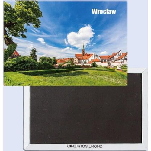 Poland Wroclaw 25247 Travel Gifts Home accessories 78*54mm Souvenir Fridge Magnet