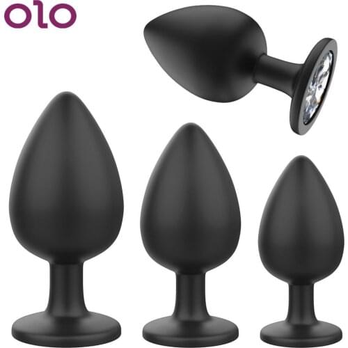 OLO Bullet Vibrator Anal Plug Butt Plug Prostate Massager Sex Toys for Women Men Adult Products