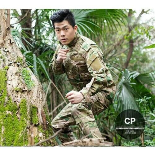 Military Tactical Us Army Special Forces GROUP cp colour Camo Combat Uniform SET