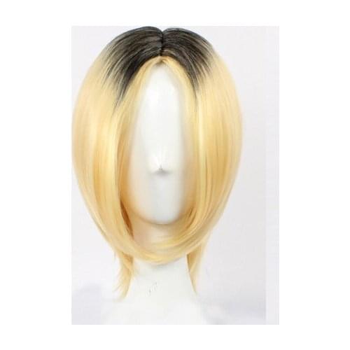 Japan Anime Haikyuu!! Kozume Kenma Short Wig Synthetic Hair Cosplay Accessories Party Decor for Men Boy Gift 1pcs