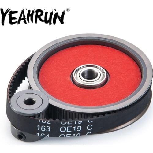 YEAHRUN 3.17/5.0 Motor Gear Shaft Conversion to Belt Transmission Kit for SCX10 1/10 RC Crawler Car Replacement Parts