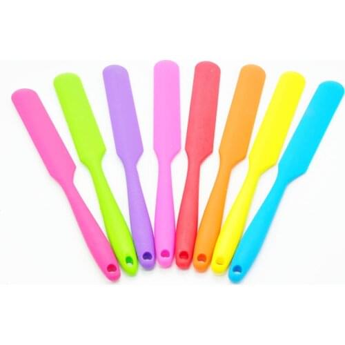 1 Piece Long Handle Silicone Spatula Cake Cream Mixer Baking Batter Scraper Pastry Tools Kitchen Accessories