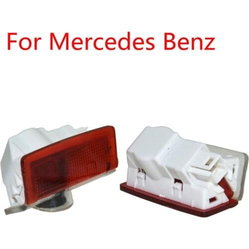 2X Led Car Door Welcome Light Ghost Projector Logo For Mercedes Benz W212 W213 W205 AMG W177 V177 W246 W166 W176 GLA GLC GLE GLS