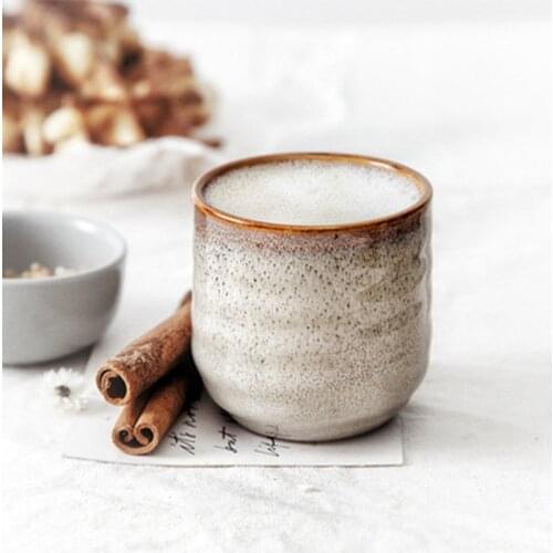 200ml Large-capacity Japanese Tea Cup Water Cup Ceramic Kiln Changed Kung Fu Tea Cup Japanese Cuisine Retro Tableware Cup