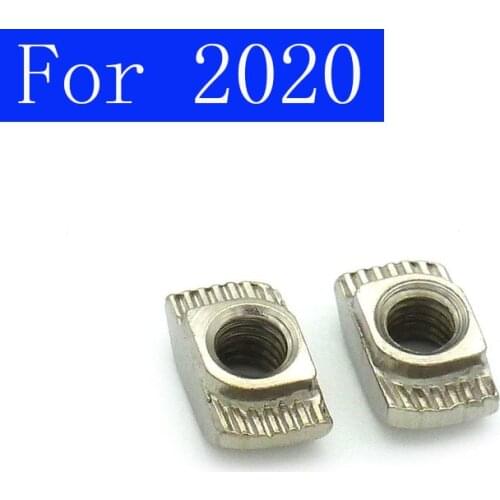 2020 aluminum Extrusion T Slot nuts Aluminum profiles Nut, M3/M4/M5 Nuts