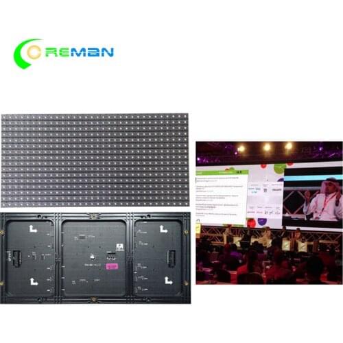 32x16 indoor RGB hd p10 indoor led module video wall high quality P2.5 P3 P4 P5 P6 P7.62 P8 P10 rgb module led display