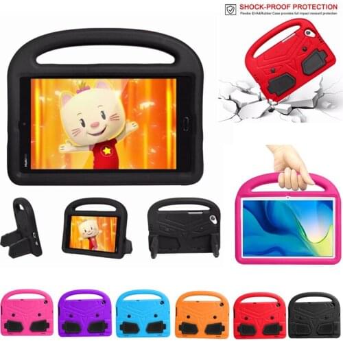 Kids Safe Shockproof Case For Huawei Mediapad M3 Lite T3 8.0 KOB-L09/W09 Tablet Case Handle Stand For For MatePad T8 8.0" 2020