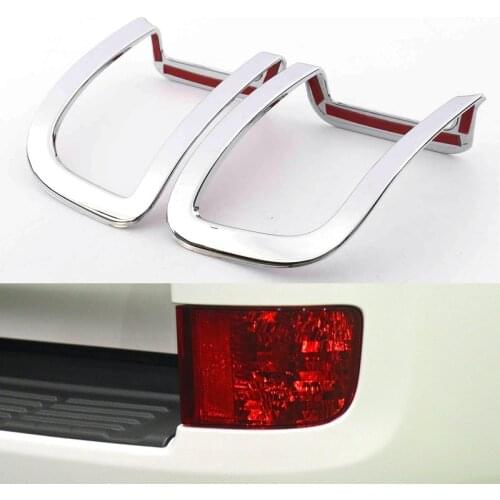 Chrome For Toyota Land Cruiser 200 2016 2017 2018 Rear Lamp Light Cover Trim Frame Panel Accessories