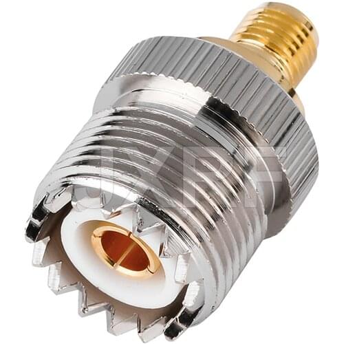 JX RF coaxial coax adapter UHF to SMA connector SO239 UHF female to SMA female Jack adapter fast ship