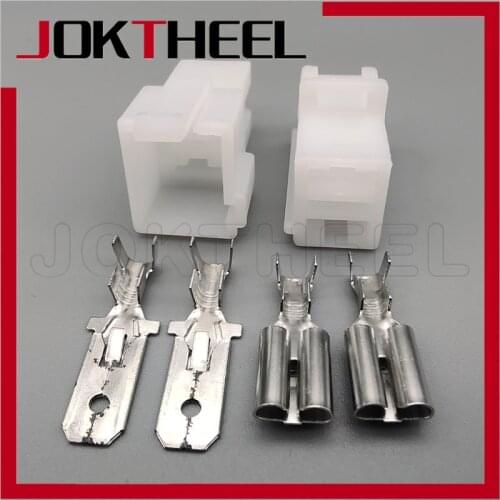 1-20 sets kit 7.8mm white unsealed male female large heavy current 2p automobile connector DJ7022A-7.8-11/21