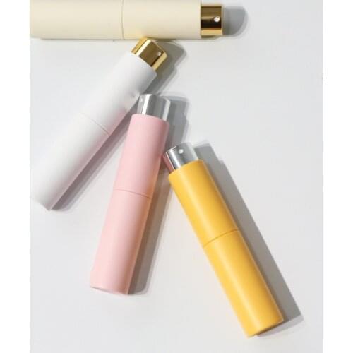 10ml round rotating plastic spray bottle,Perfume bottles are divided into bottle,durable and recyclable easy to travel and carry