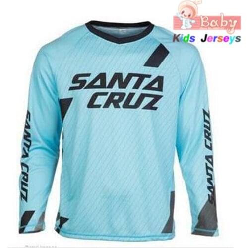 2021 New Kids Downhill Jersey MTB Enduro Offroad Larga Mountain Bike Motocross Jersey DH MTB T Shirt Clothes