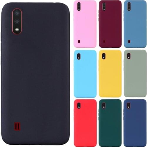 Silicone Case For Samsung Galaxy A01 Case SM-A015F Soft TPU Back Cover Phone Case For Samsung Galaxy A01 Core SM-A013 Case Coque