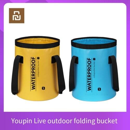 Youpin Outdoor Folding Bucket Portable Bucket Outdoor Water Holding Artifact Smooth and Wear-Resistant Easy To Clean