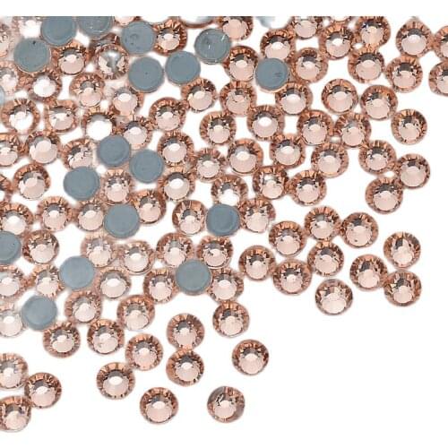 Dark Red Siam FlatBack Glass Hot Fix Rhinestones Hot-Fix Crystal Stones For Clothes