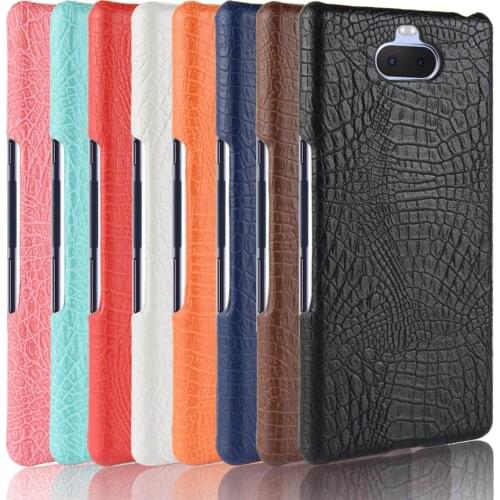 SUBIN Case For sony xperia 10 (XA3) / 10 plus ( XA3 plus) / L3 / 1 Crocodile Skin PU Leather Back Cover Protective PhoneCase