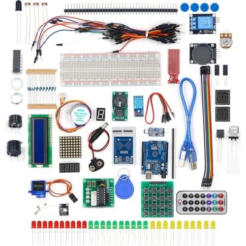 TZT NEWEST RFID Starter Kit for Arduino UNO R3 Upgraded version Learning Suite With Retail Box