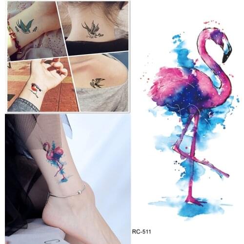 Temporary Tattoos Fake Tattoo SLEEV Black White Animal Bird Owl Cute On Face Arm Leg For Women Men Body Art Sticker New Arrival