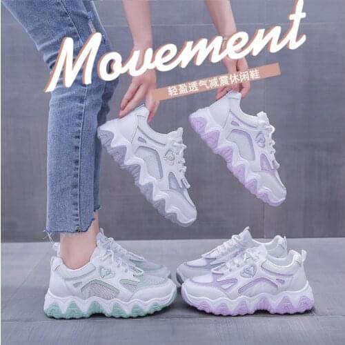 Tenis Feminino Sneakers Women Shoes Mesh Breathable Sports Shoes For Women 2021 Casual Lady Vulcanize Sneakers Zapatillas Mujer