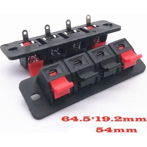 4-position Speaker Clip 4P Spring Terminal Audio Terminal WP4-4 Four-position Aging Test Terminal