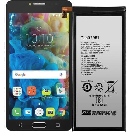 TLP029B1 Battery For Alcatel Pop 4S 5095Y 5095K 5095B 5095I Battery TLP029B1 Replacement Repair Part
