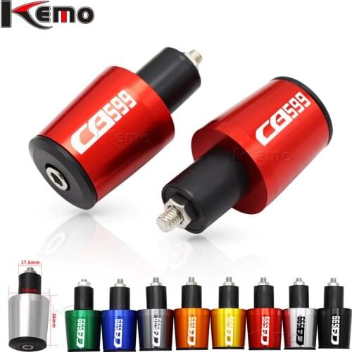 For Honda CB599 CB 599 Motorcycle 7/8''22mm CNC Aluminum Handlebar Grips Handle Bar Cap End Plugs