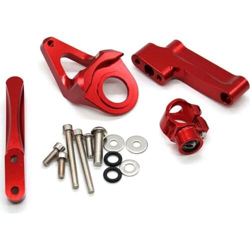 Aluminum Motorcycle Adjustable Steering Stabilizer Damper Mounting Bracket Support Kit For Suzuki GSXR1300 GSXR 1300 1998 - 2016