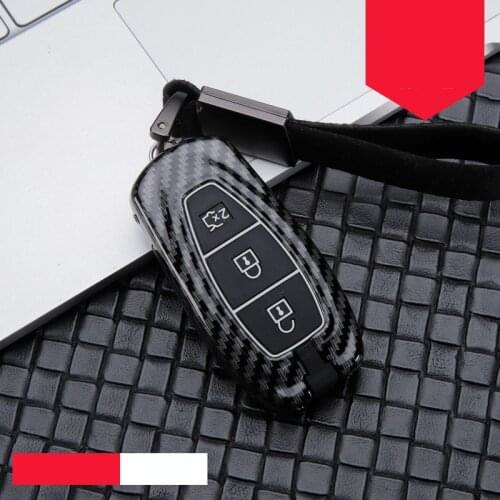 For Ford Fiesta Focus Mondeo Everest Ranger C S-Max Galaxy Transit Tourneo Custom Ecosport Kuga ST Alloy+silica gel Car Key Case