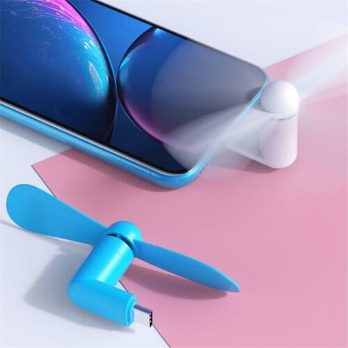 Type-c Fan USB Flexible Mini Mobile Phone Fans Android Type c hand Fan Cooler for Huawei for Samsun For Xiaomi Notebook