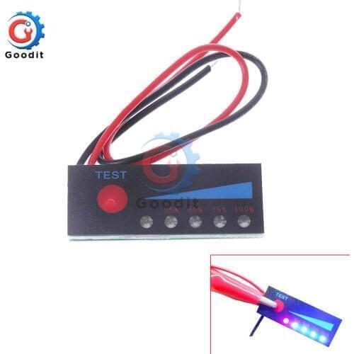 6S 25.2V 18650 Li-ion Lipo Lithium Battery Level Indicator Tester LCD Display Meter Module Capacity