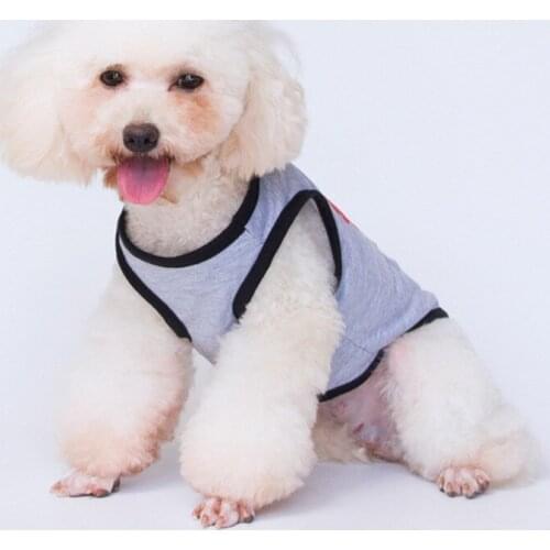 I LOVE MY DADDY MOMMY Dog Vest Summer Pet Dog Clothes For Small Dogs Pets Clothing Cheap Cat Clothing For Dogs