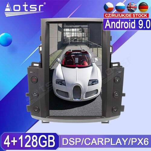 128GB For Lexus LX570 Android Radio tape recorder 2007-2015 Car Multimedia Player Stereo PX6 head unit Tesla GPS Navi Autoradio