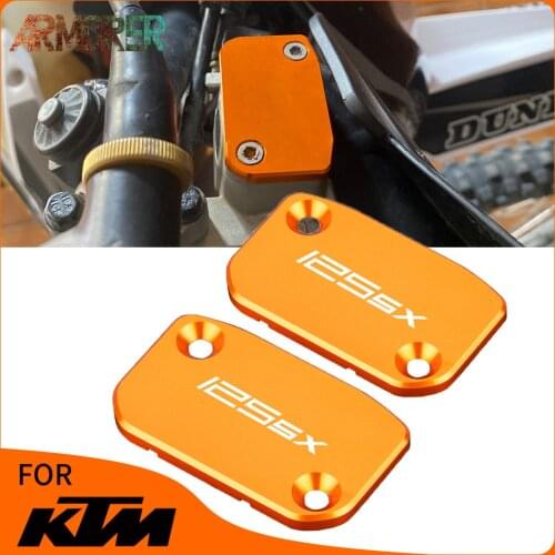 Motorcycle Front Brake Reservoir Fluid Tank Cover For KTM 125 150 250 SX 125SX 150SX 250SX 2006 - 2021 2014 2015 2016 2017 2018