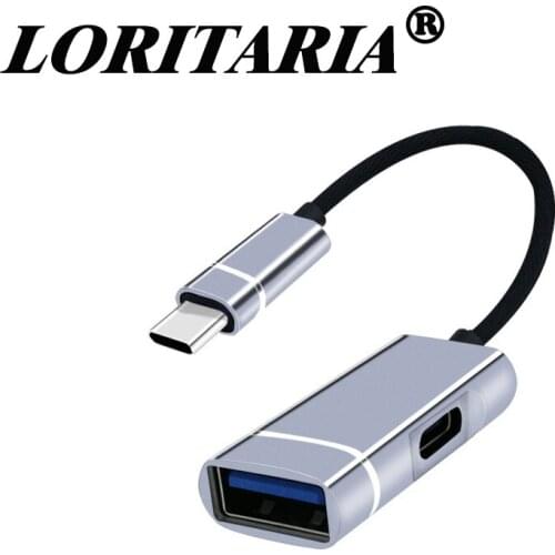 USB 3.0 To USB Type C Adapter OTG Cable USB C Male To USB 3.0 Femal PD Data Cable Converter For MacBook Samsung Type-C Adapter