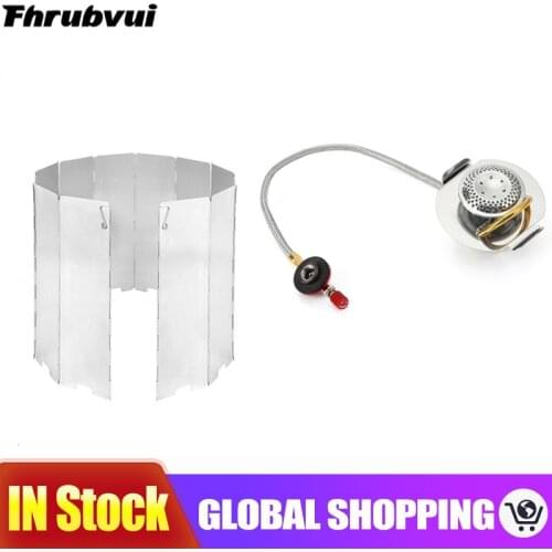 Outdoor Camping Portable Gas Cooker Stove For Camping Hiking Accessories Adapter For Filling Gas Cylinders Alloy