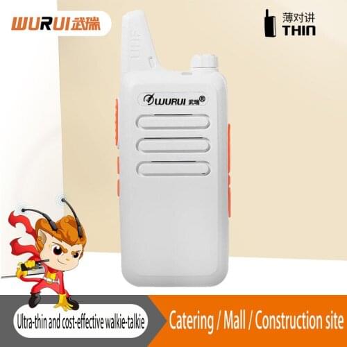 2 pcs professional walkie-talkies ham radio Wurui radio walkie talkie phone wireless funda walkie talkie for mall catering site