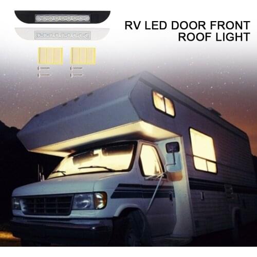 12-28V LED Ceiling Light IP67 Waterproof Motorhome Camper Caravan Exterior Light Bar Touch Switch Awning Lamp Car Accessories