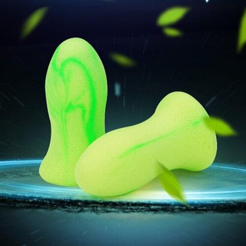 2 Pairs Sleeping Ear Plugs Noise Reduction Sound Insulation Soft Foam Earplugs