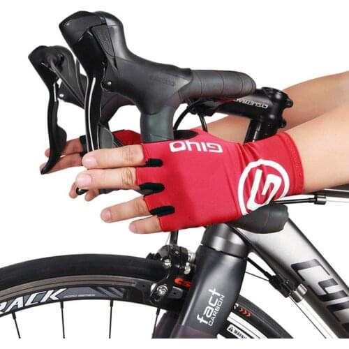 Bicycle riding gloves half-finger road mountain bike riding gloves half-finger short finger gloves equipment