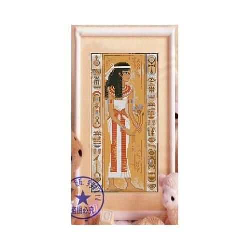 Top Quality Beautiful Hot Sell Counted Cross Stitch Kit Egypt Man Woman Lady Egyptian Africa African riolis 507